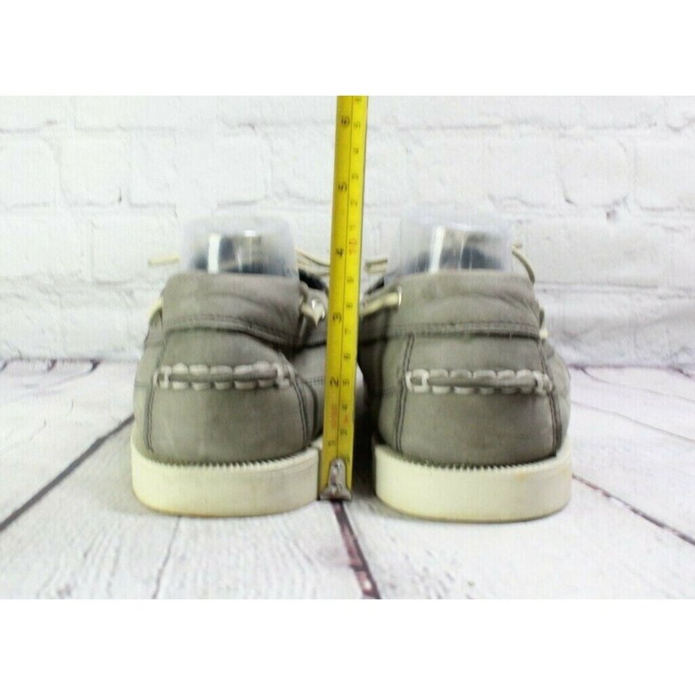 Timberland Earthkeepers Kiawah Bay Gray Leather Moccasin Boat Shoes Size 14 - Picture 7 of 9